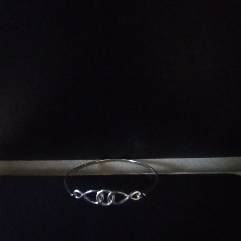 Sterling Silver Infinity Bracelet - image 6